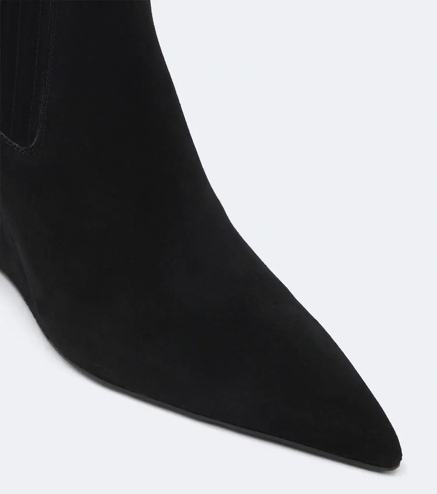 Rick Owens Cantilever suede wedge boots | Thumbnail 2 Rick Owens Cantilever suede wedge boots | Thumbnail 2