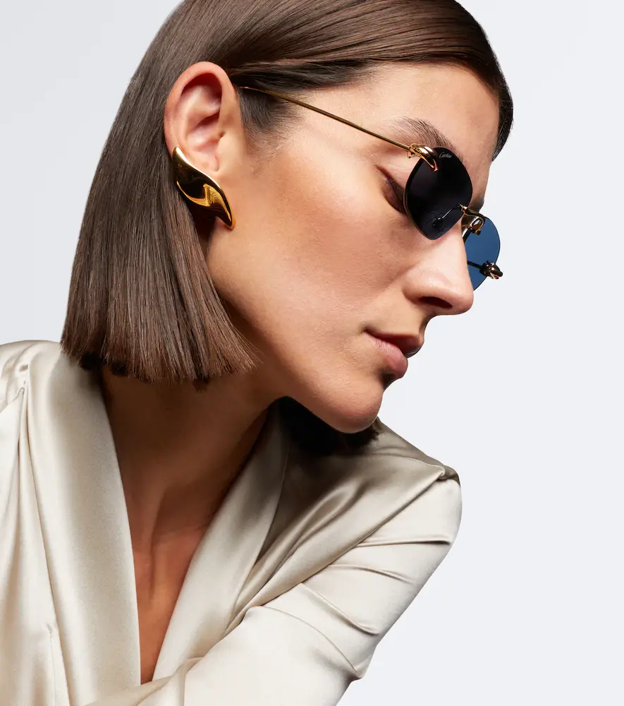 Cartier Eyewear Collection Trinity De Cartier rectangular sunglasses | Thumbnail 4 Cartier Eyewear Collection Trinity De Cartier rectangular sunglasses | Thumbnail 4
