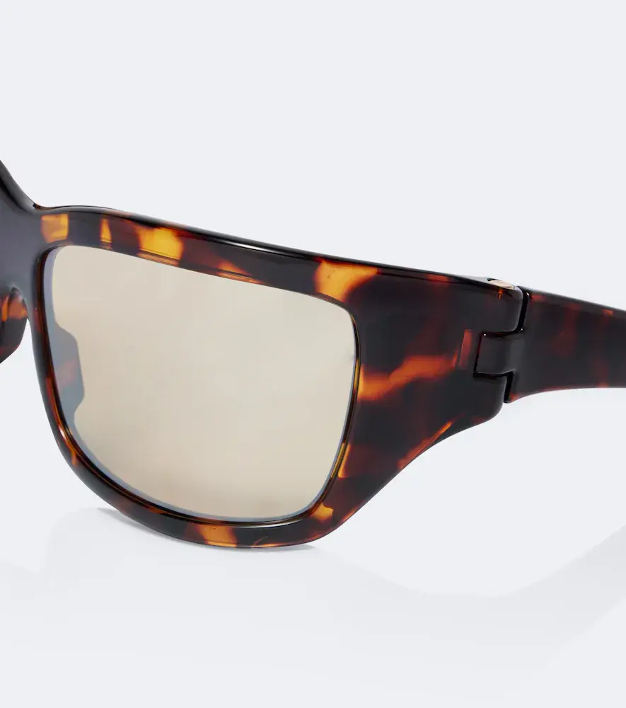 Bottega Veneta Intrecciato shield sunglasses | Thumbnail 2 Bottega Veneta Intrecciato shield sunglasses | Thumbnail 2