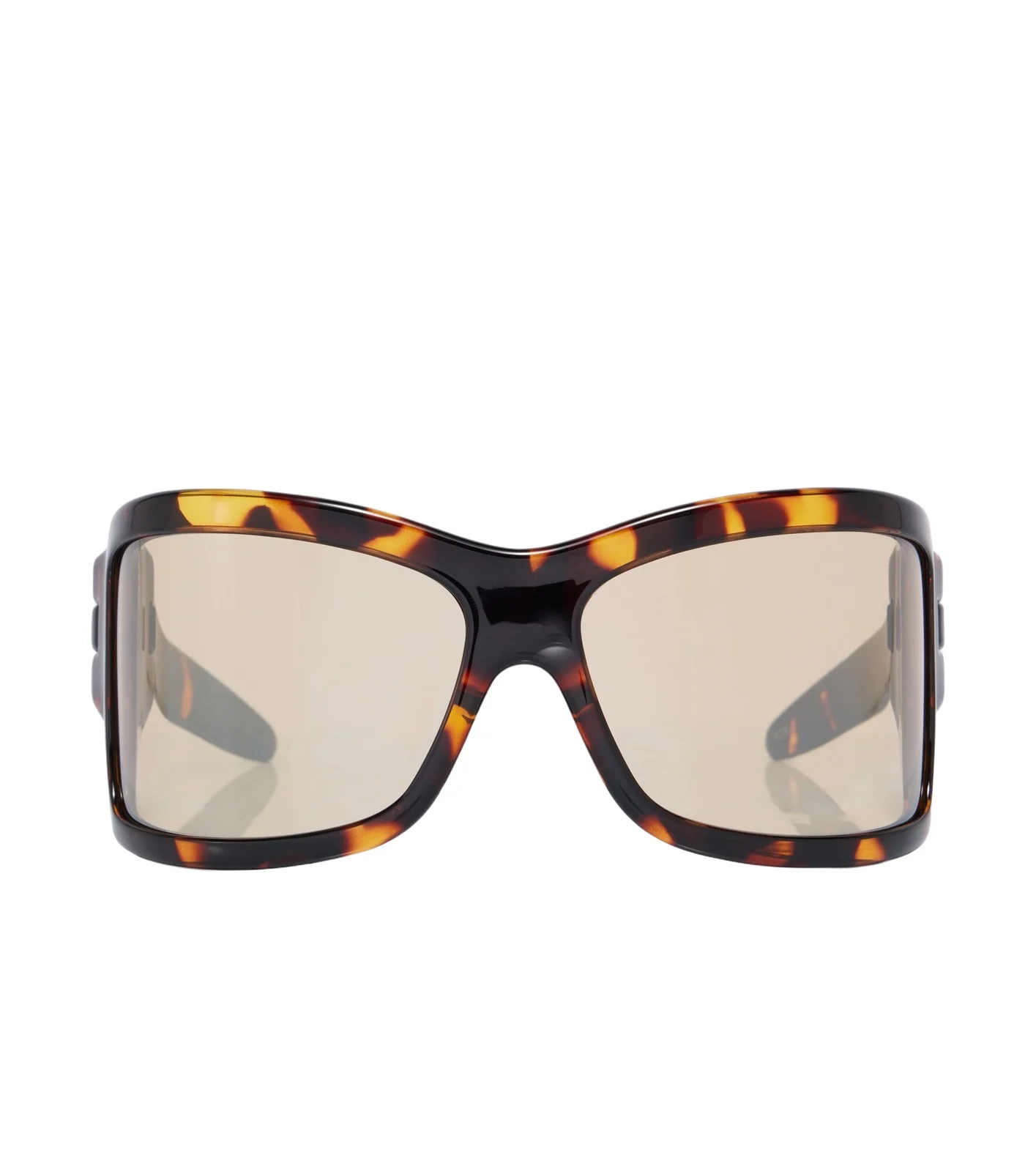 Bottega Veneta Intrecciato shield sunglasses