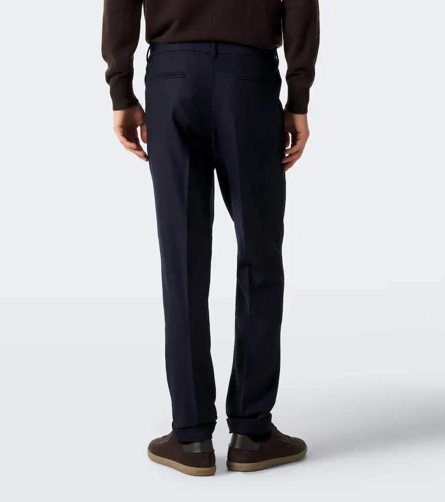Thom Sweeney Wool-blend chinos | Thumbnail 2 Thom Sweeney Wool-blend chinos | Thumbnail 2
