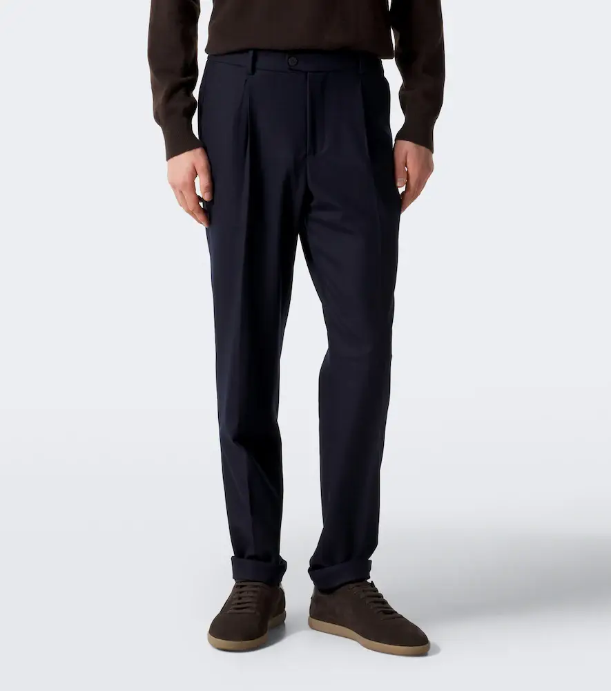 Thom Sweeney Wool-blend chinos | Thumbnail 4 Thom Sweeney Wool-blend chinos | Thumbnail 4