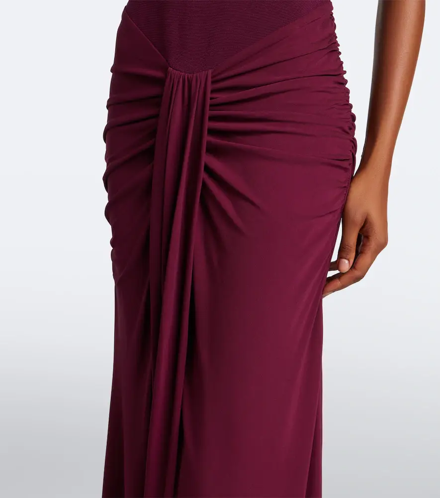 Simkhai Matilde draped jersey gown | Thumbnail 2 Simkhai Matilde draped jersey gown | Thumbnail 2