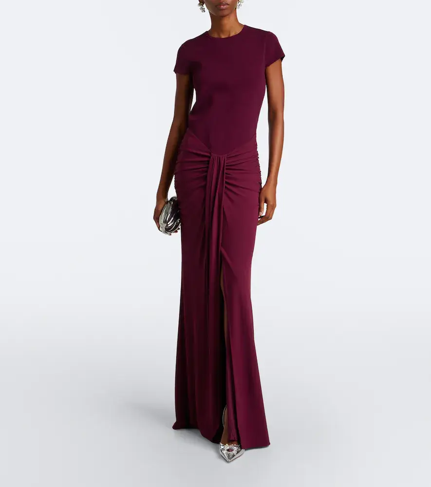 Simkhai Matilde draped jersey gown | Thumbnail 4 Simkhai Matilde draped jersey gown | Thumbnail 4