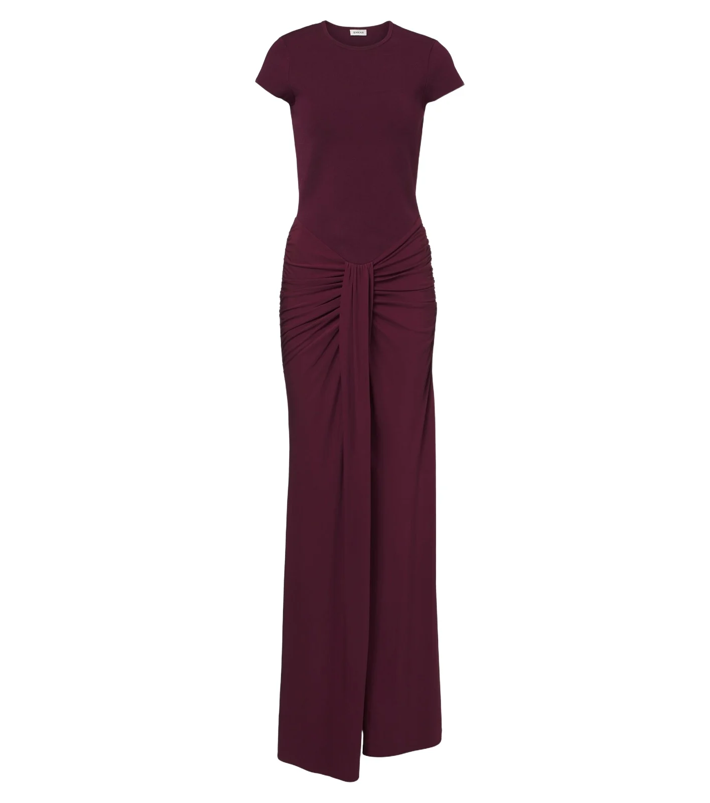 Matilde draped jersey gown