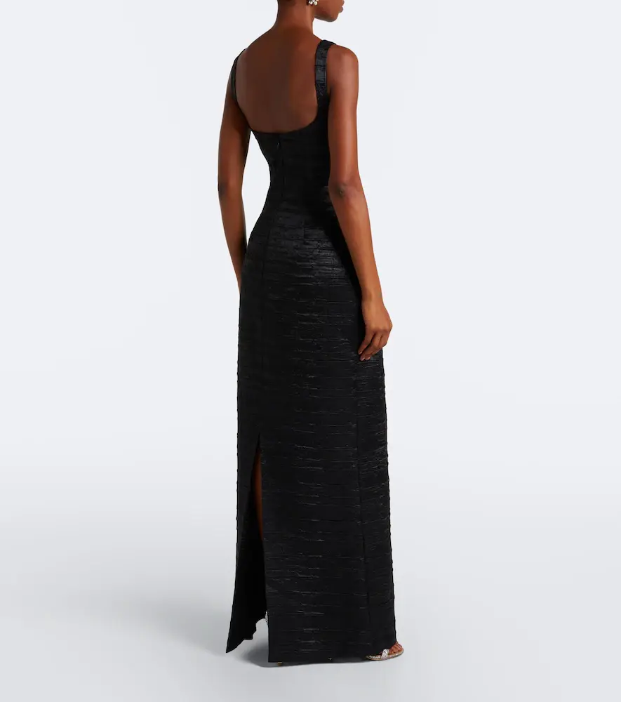 Simkhai Martina embellished satin gown | Thumbnail 3