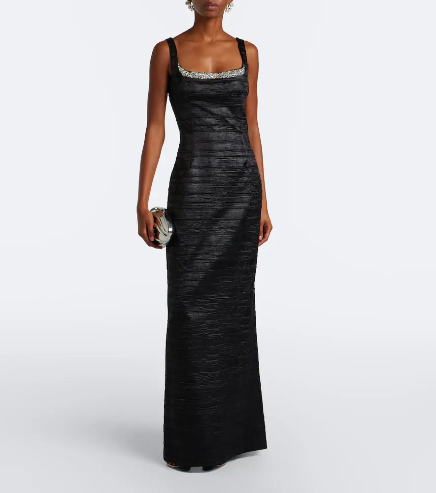 Simkhai Martina embellished satin gown | Thumbnail 5