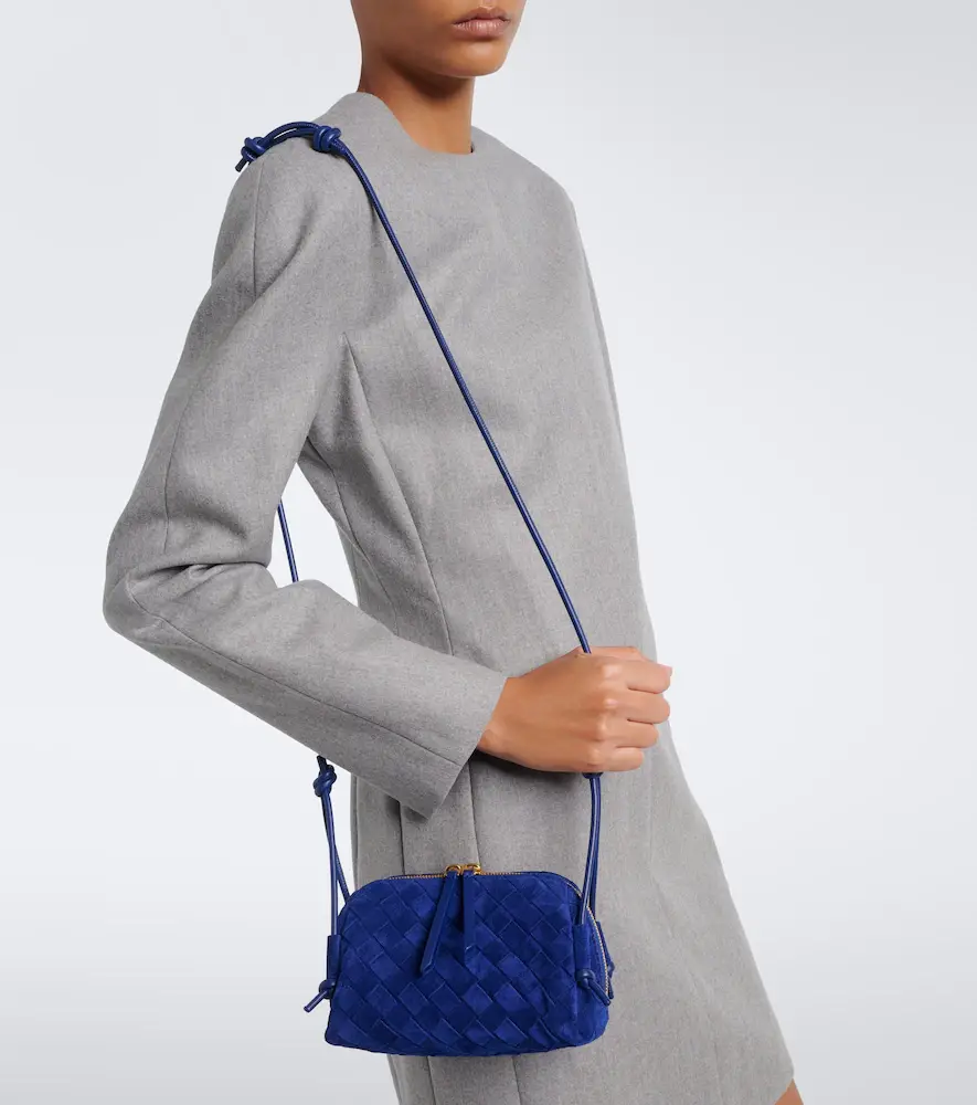 Bottega Veneta Concert Intrecciato suede crossbody bag | Thumbnail 7 Bottega Veneta Concert Intrecciato suede crossbody bag | Thumbnail 7