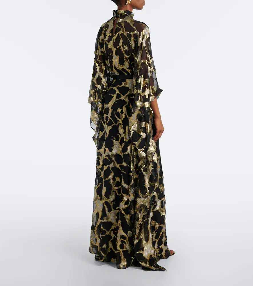 Taller Marmo Kintsugi silk-blend fil coupé kaftan | Thumbnail 6 Taller Marmo Kintsugi silk-blend fil coupé kaftan | Thumbnail 6