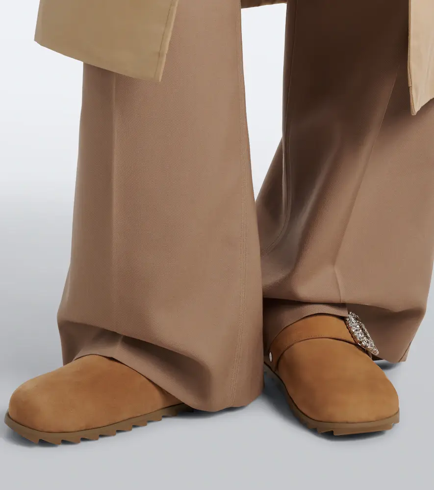 Roger Vivier Slidy Viv' shearling-lined suede mules | Thumbnail 6 Roger Vivier Slidy Viv' shearling-lined suede mules | Thumbnail 6