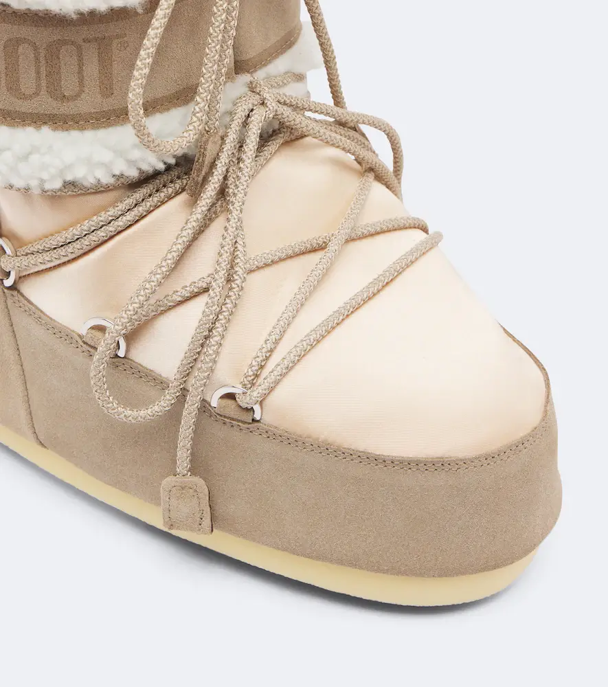 Moon Boot Icon Low Pearly Plus satin snow boots | Thumbnail 2