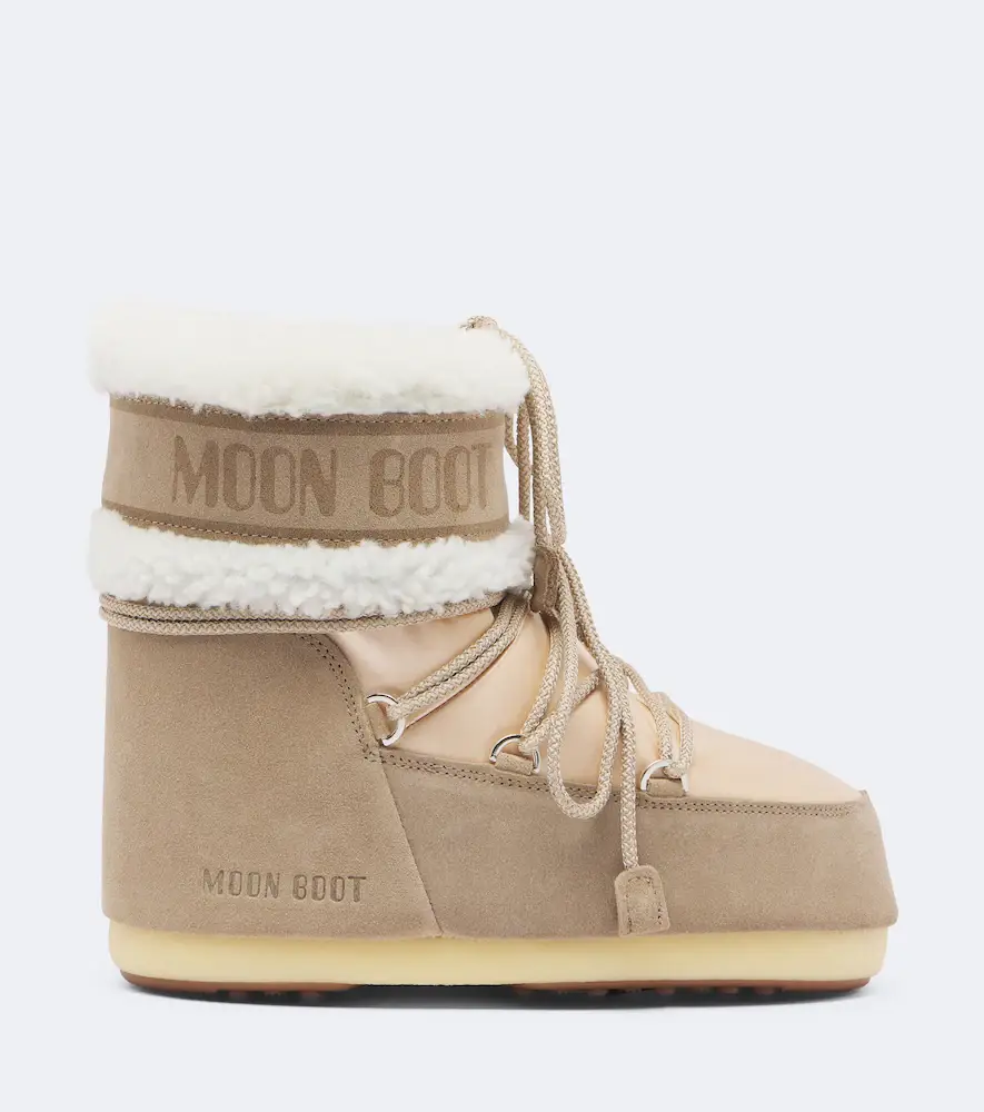 Moon Boot Icon Low Pearly Plus satin snow boots | Thumbnail 3