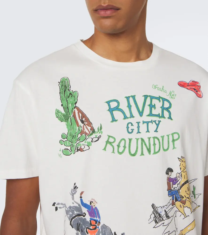 BODE Printed cotton jersey T-shirt | Thumbnail 2 BODE Printed cotton jersey T-shirt | Thumbnail 2