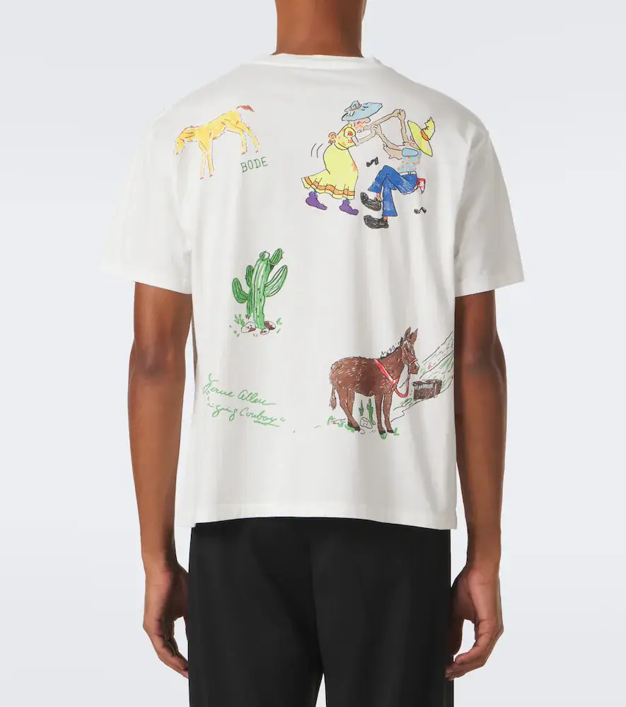 BODE Printed cotton jersey T-shirt | Thumbnail 5 BODE Printed cotton jersey T-shirt | Thumbnail 5