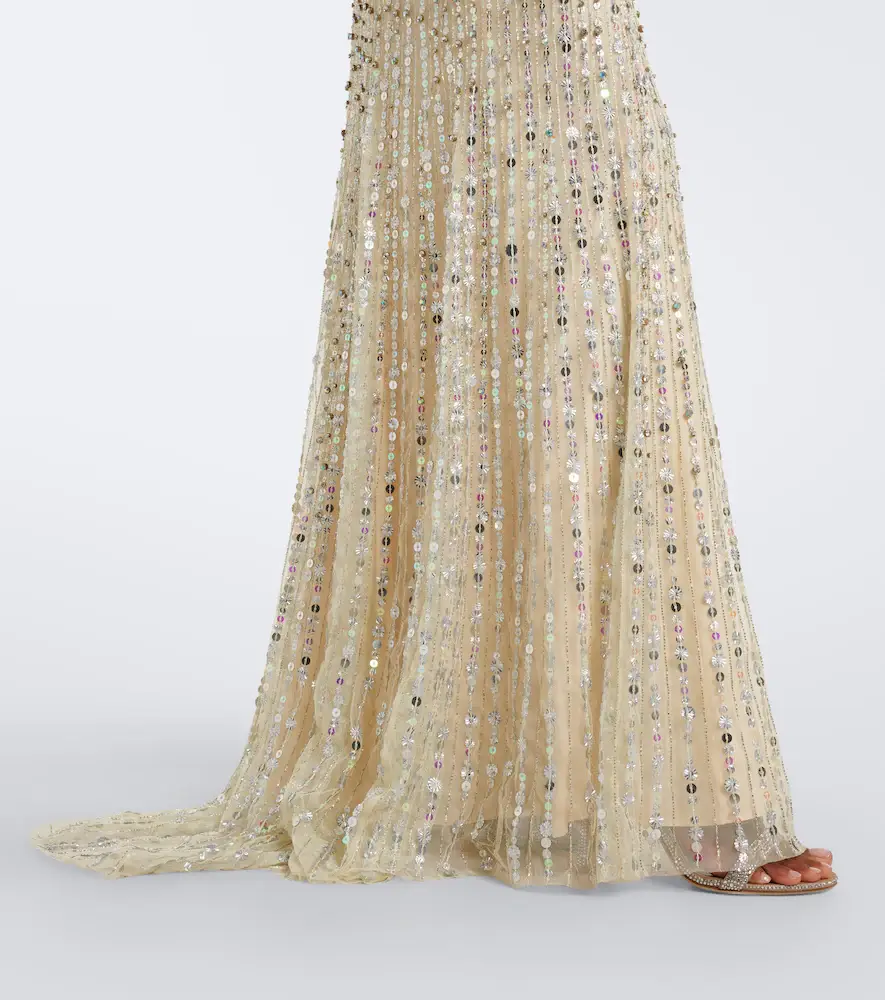 Jenny Packham Atlas embellished gown | Thumbnail 3 Jenny Packham Atlas embellished gown | Thumbnail 3