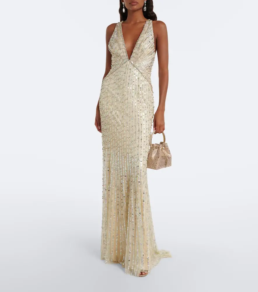 Jenny Packham Atlas embellished gown | Thumbnail 6 Jenny Packham Atlas embellished gown | Thumbnail 6