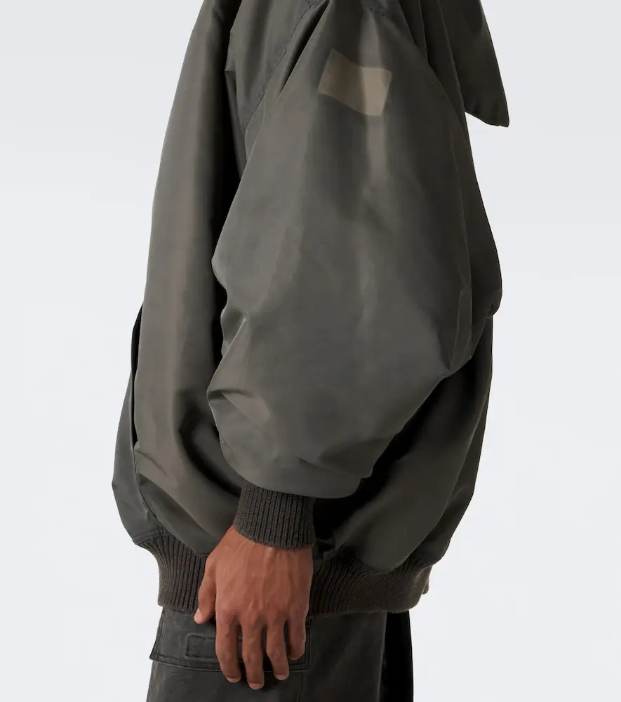 Rick Owens Mountain Hun satin hooded jacket | Thumbnail 2 Rick Owens Mountain Hun satin hooded jacket | Thumbnail 2