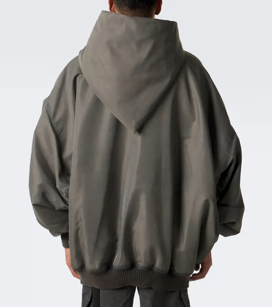 Rick Owens Mountain Hun satin hooded jacket | Thumbnail 5 Rick Owens Mountain Hun satin hooded jacket | Thumbnail 5