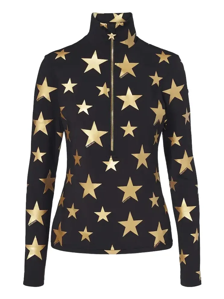Goldbergh Hikari printed half-zip ski top