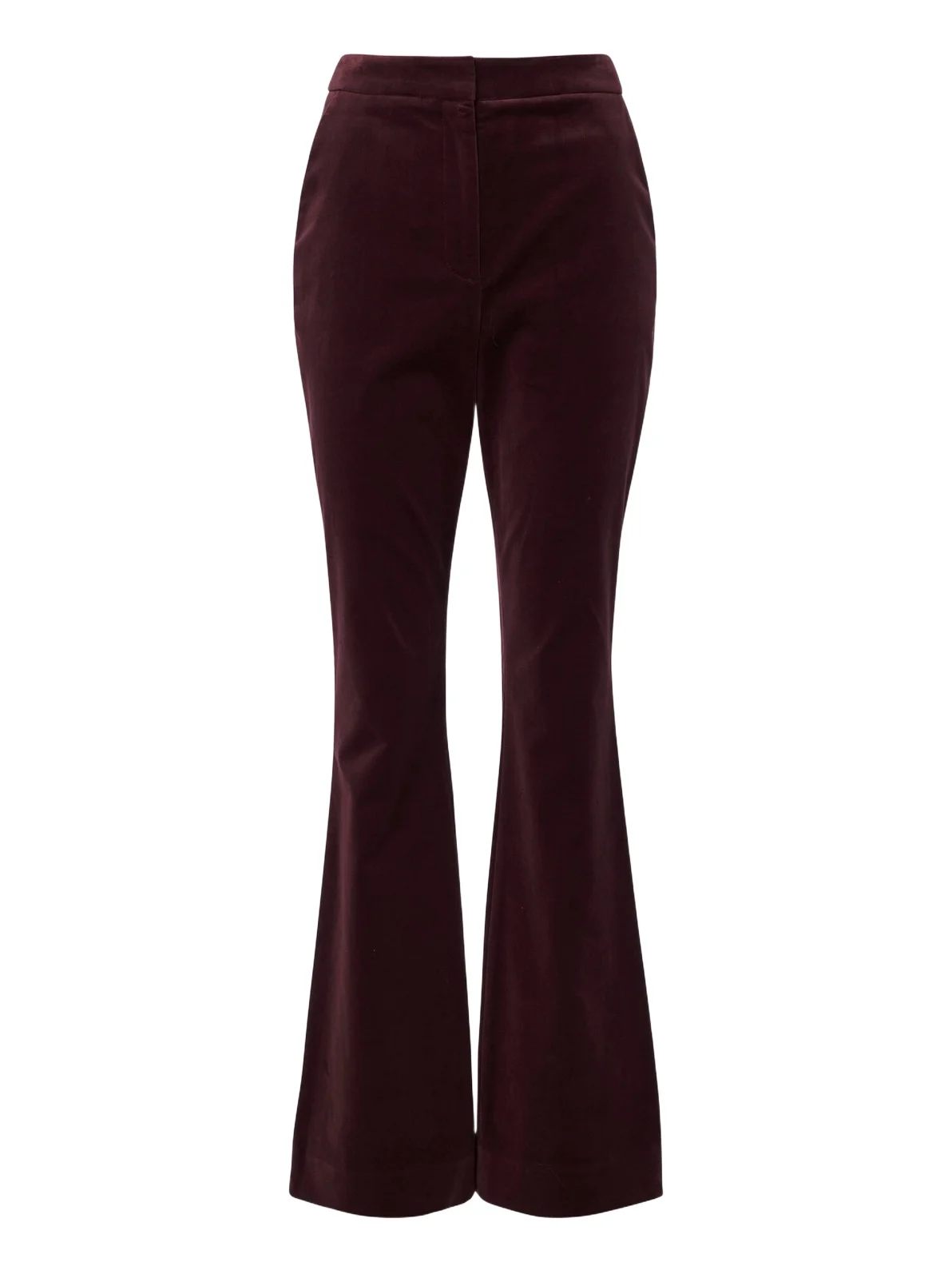 Gracie cotton-blend velvet flared pants Gracie cotton-blend velvet flared pants