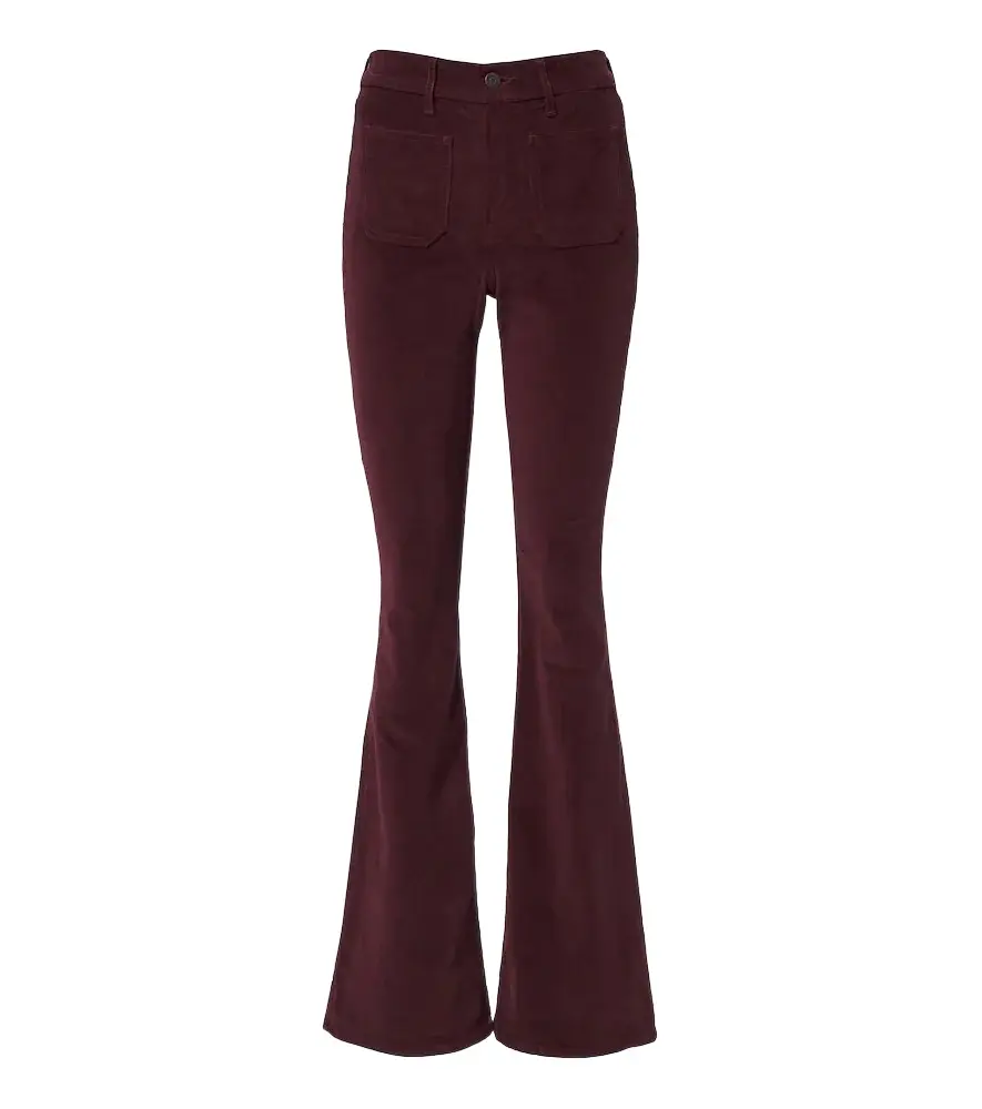 Beverly cotton corduroy flared pants