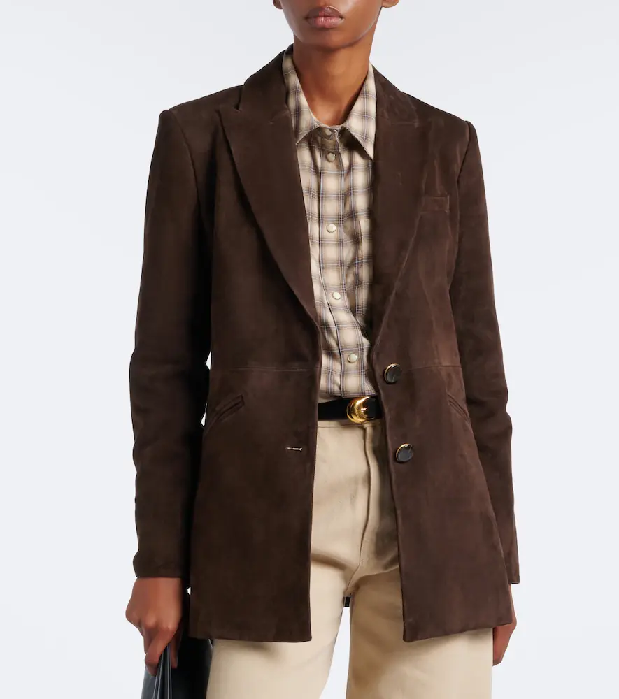 Veronica Beard Maci suede blazer | Thumbnail 3