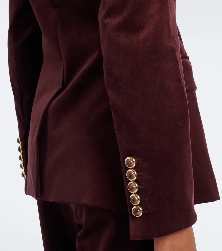 Veronica Beard Raelynn cotton-blend velvet blazer | Thumbnail 2