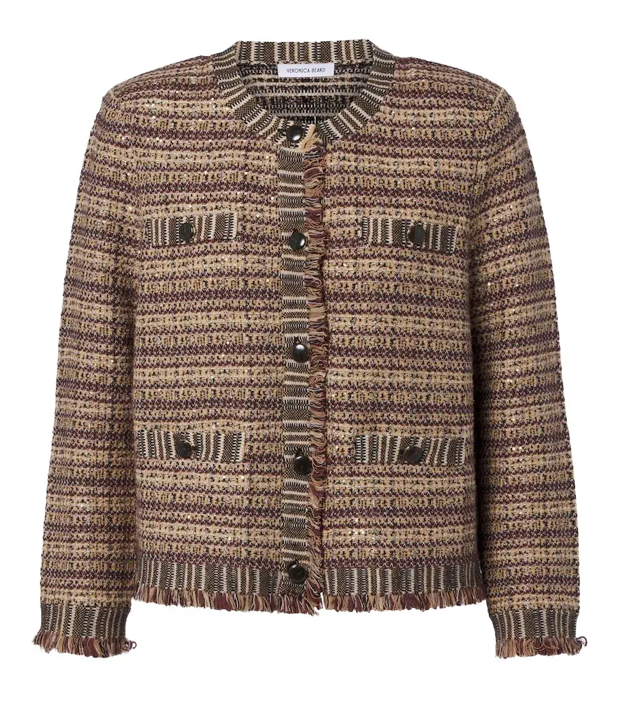 Sariyah cropped tweed jacket Sariyah cropped tweed jacket