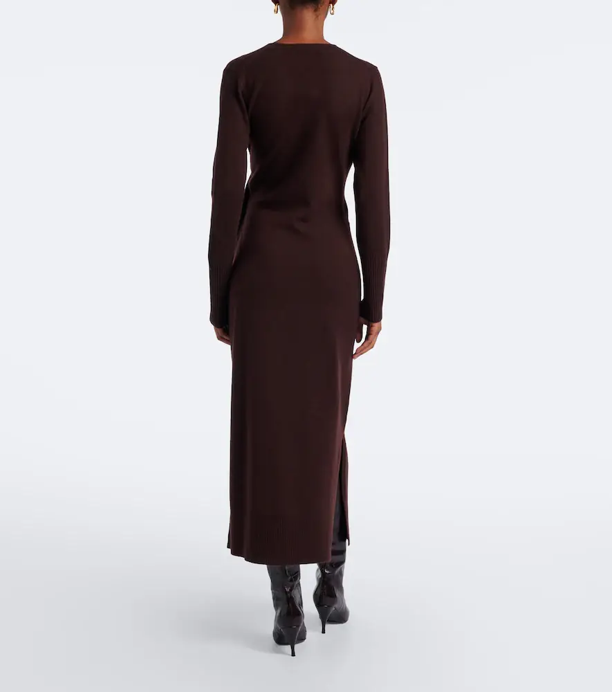 Veronica Beard Salomez wool and cashmere midi dress | Thumbnail 4
