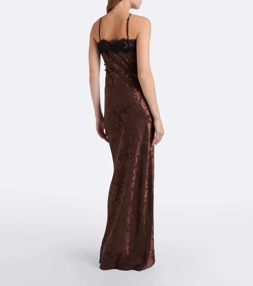 Veronica Beard Rue floral jacquard silk-blend gown | Thumbnail 3
