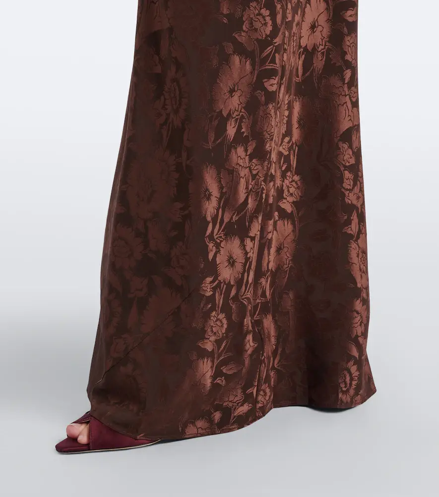 Veronica Beard Rue floral jacquard silk-blend gown | Thumbnail 5
