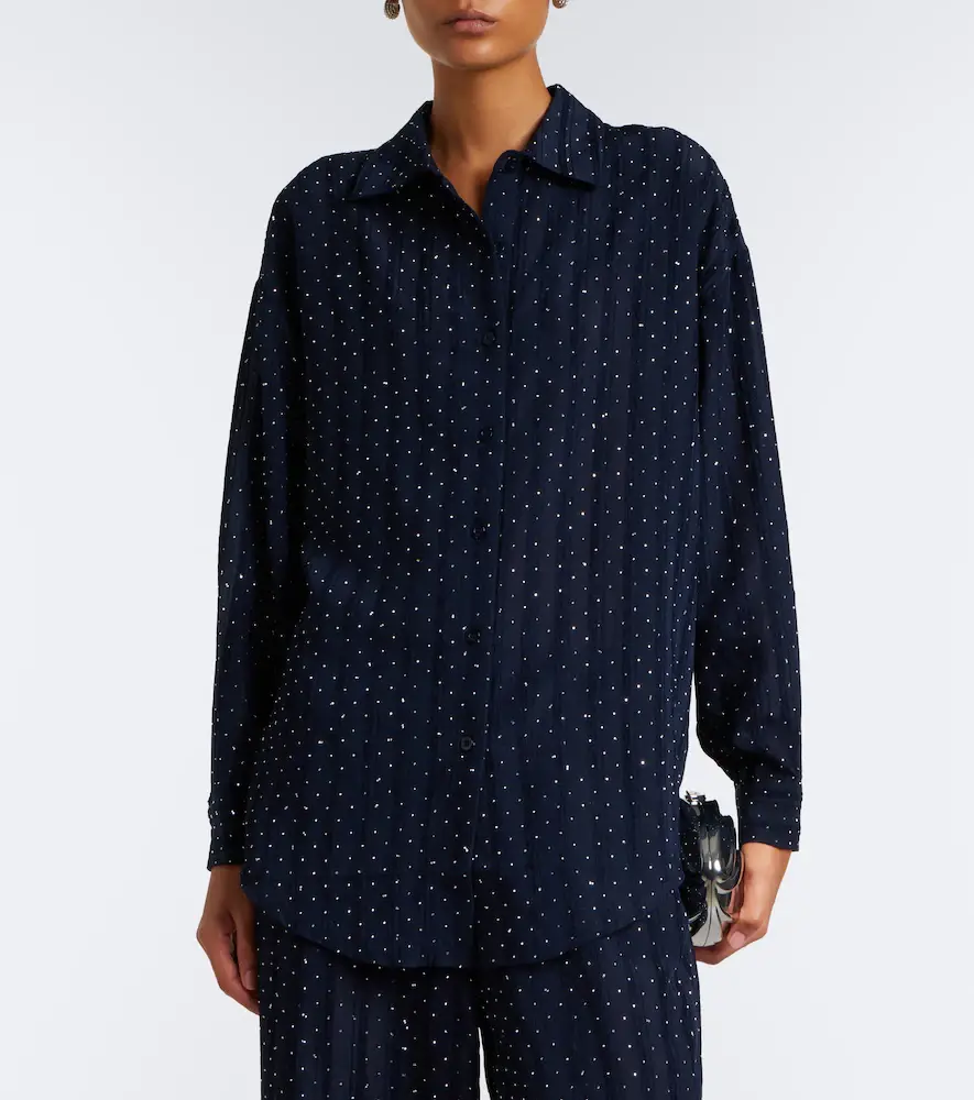 Melissa Odabash Ziggy embellished shirt | Thumbnail 3