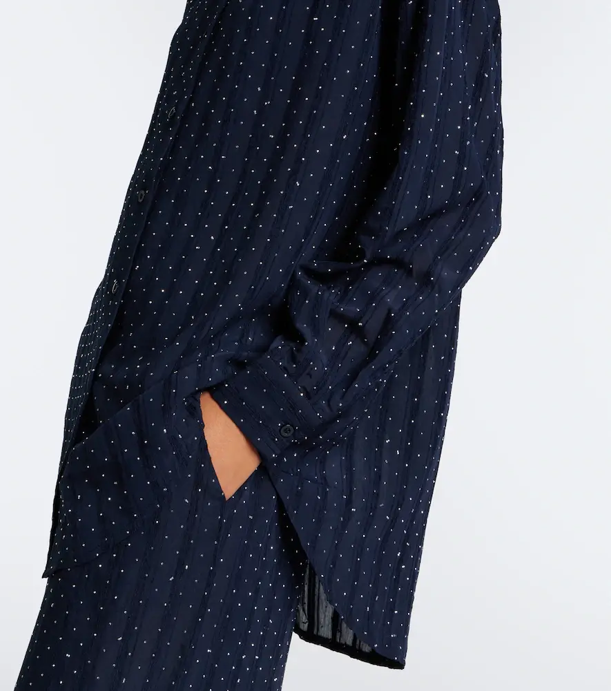 Melissa Odabash Ziggy embellished shirt | Thumbnail 5