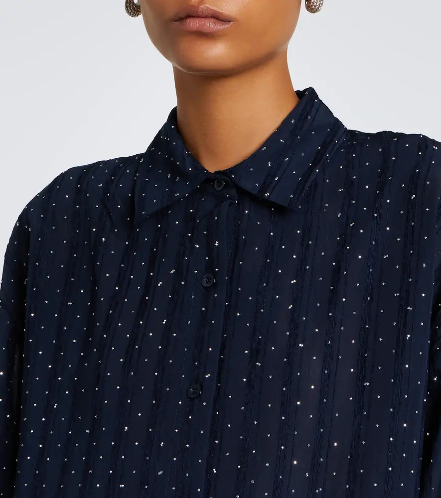 Melissa Odabash Ziggy embellished shirt | Thumbnail 6