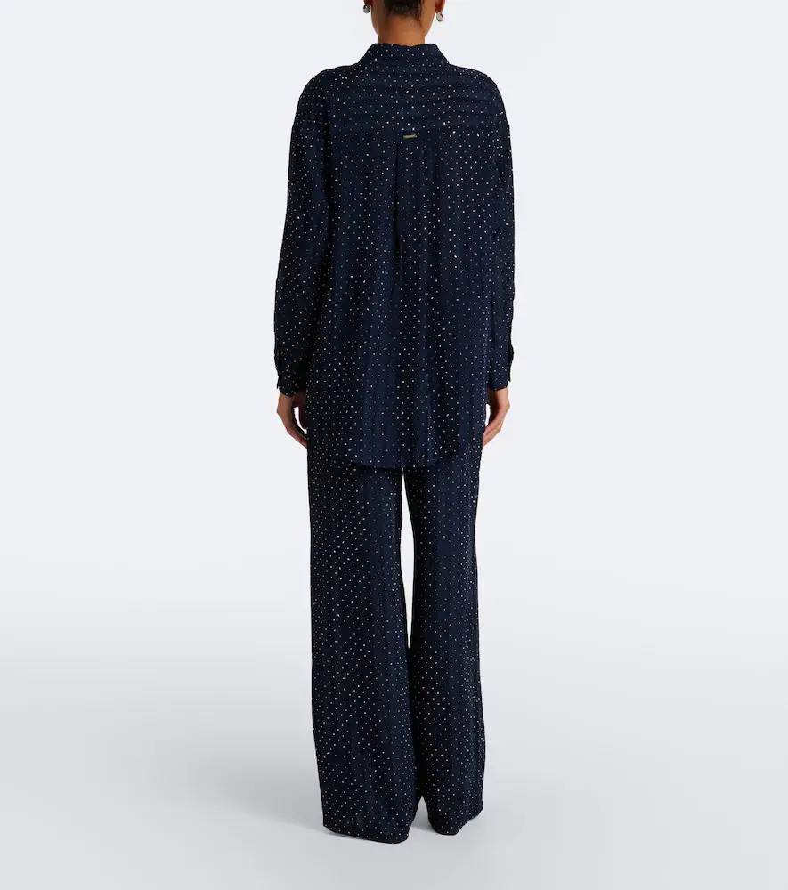 Melissa Odabash Trisha embellished palazzo pants | Thumbnail 4
