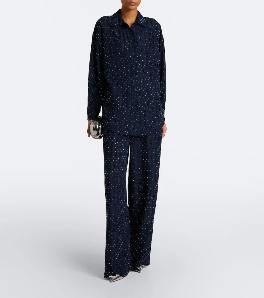Melissa Odabash Trisha embellished palazzo pants | Thumbnail 6