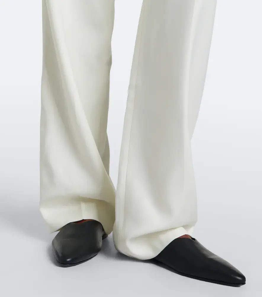 Tove Albertine ruched virgin wool wide-leg pants | Thumbnail 2 Tove Albertine ruched virgin wool wide-leg pants | Thumbnail 2