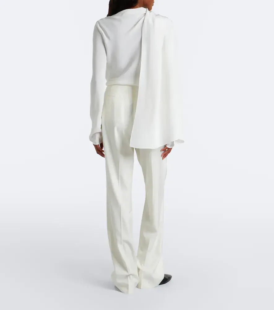 Tove Albertine ruched virgin wool wide-leg pants | Thumbnail 3 Tove Albertine ruched virgin wool wide-leg pants | Thumbnail 3