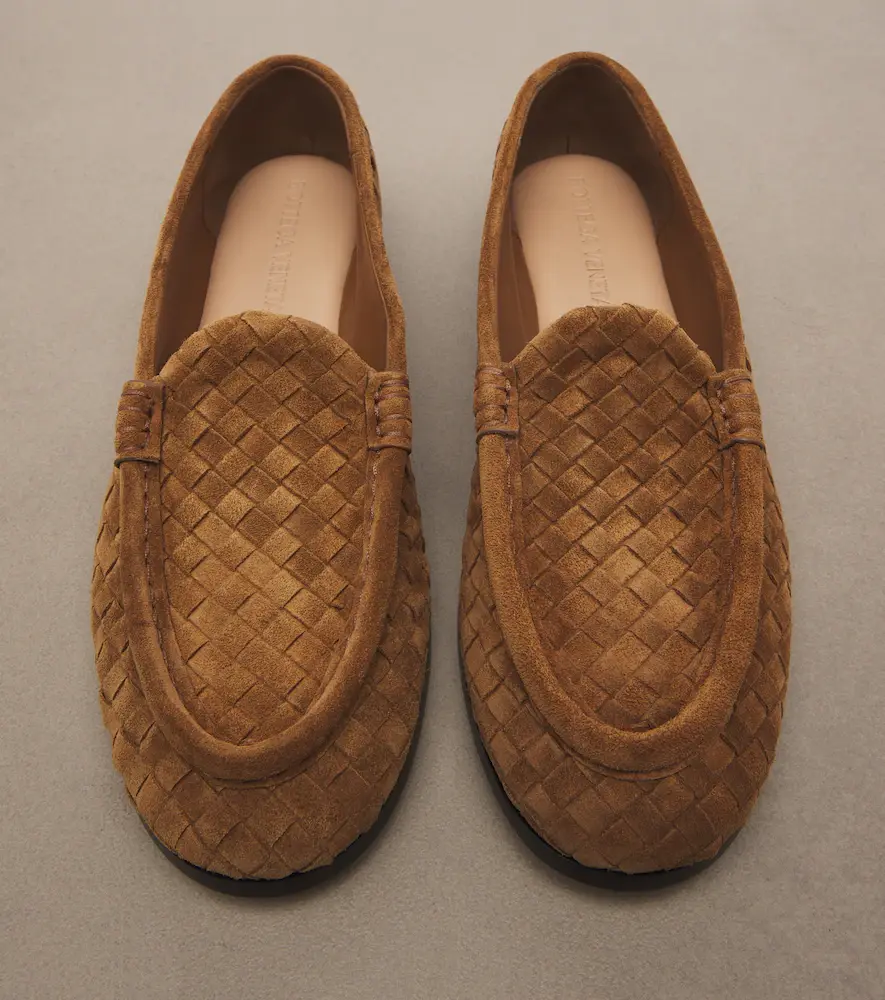 Bottega Veneta Silenzio Intrecciato suede loafers | Thumbnail 2 Bottega Veneta Silenzio Intrecciato suede loafers | Thumbnail 2