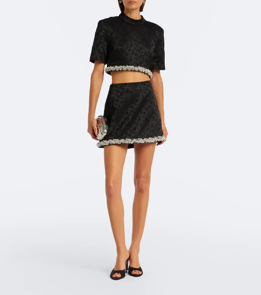 Simkhai Idina embellished floral miniskirt | Thumbnail 3 Simkhai Idina embellished floral miniskirt | Thumbnail 3