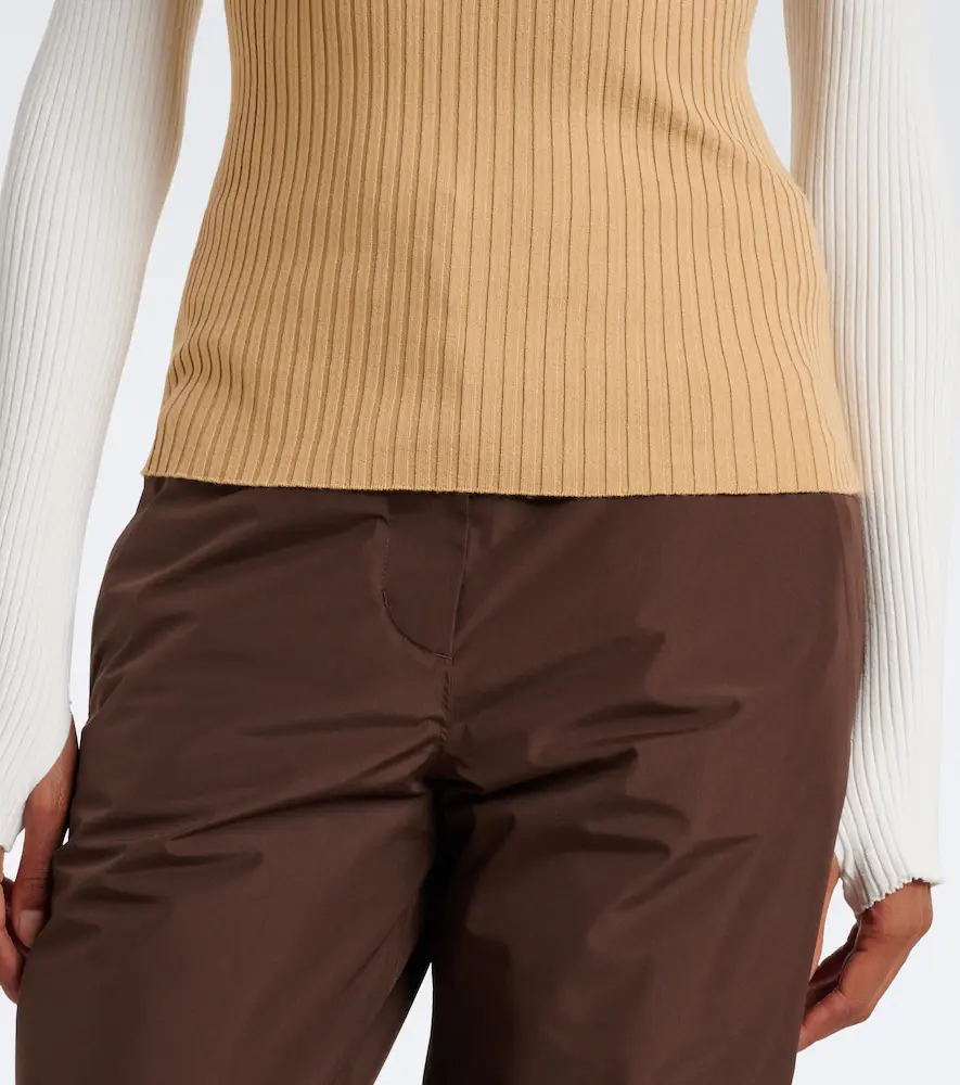 Courrèges Courrèges Colorblocked ribbed-knit ski top | Thumbnail 5 Courrèges Courrèges Colorblocked ribbed-knit ski top | Thumbnail 5
