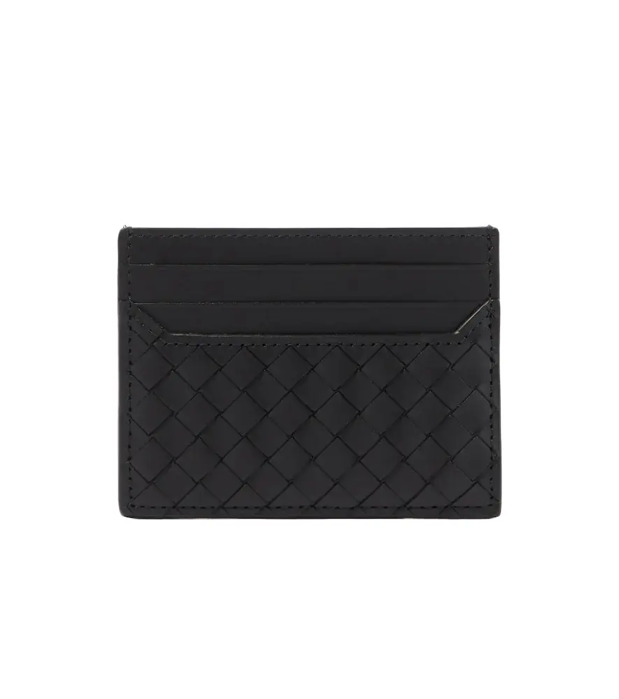 Bottega Veneta Intrecciato leather card holder