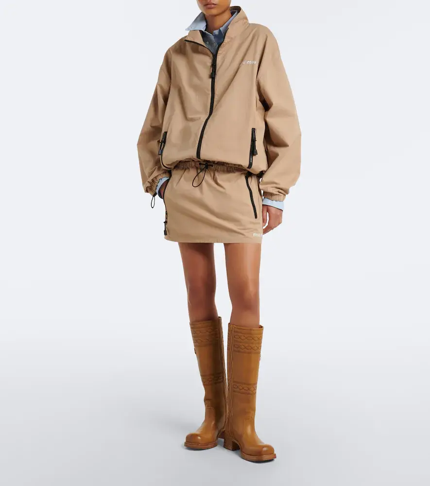 Miu Miu Embroidered leather knee-high boots | Thumbnail 6 Miu Miu Embroidered leather knee-high boots | Thumbnail 6