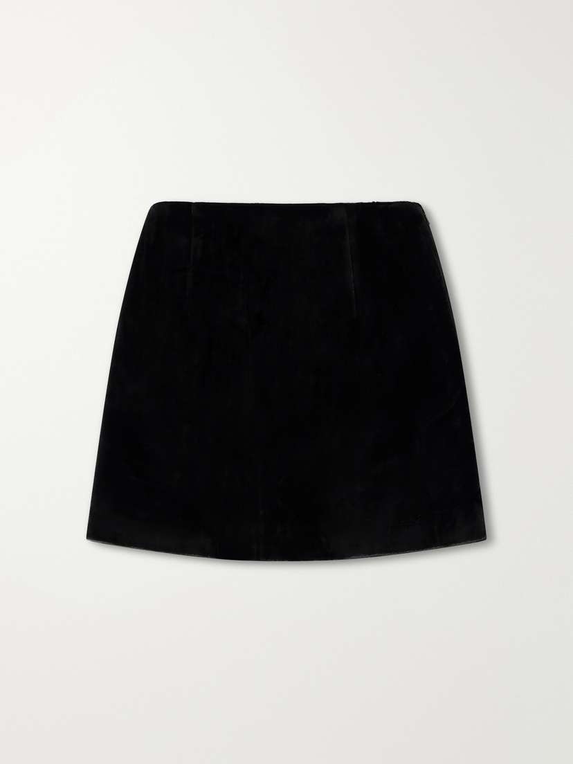 Abadia Velvet Mini Skirt