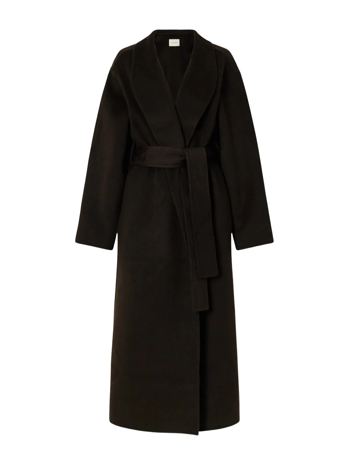 Mara Belted Wool And Cashmere-blend Coat - Brown Mara Belted Wool And Cashmere-blend Coat - Brown