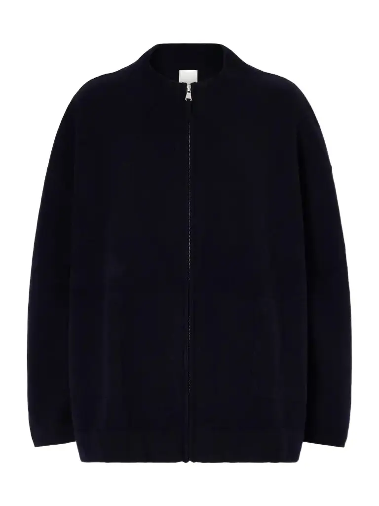 Allude Wool And Cashmere-blend Zip-up Jacket