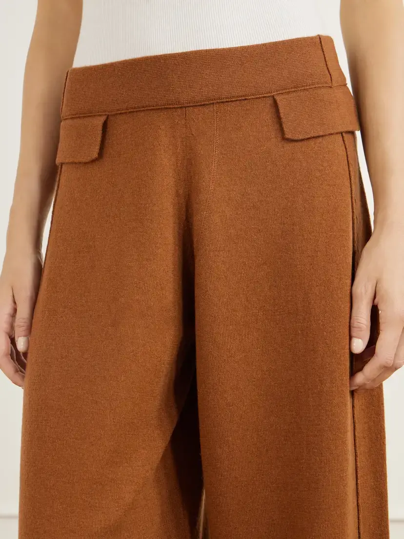 Allude Wool And Cashmere-blend Wide-leg Pants | Thumbnail 5 Allude Wool And Cashmere-blend Wide-leg Pants | Thumbnail 5