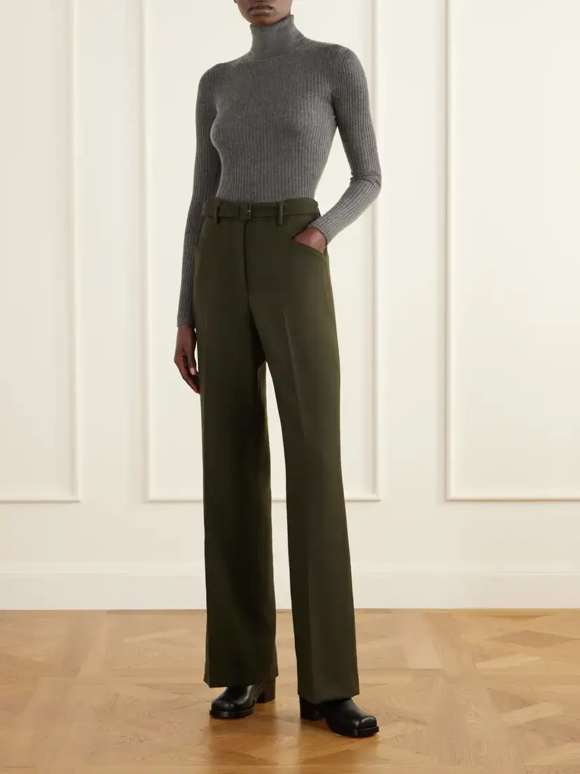 Gabriela Hearst Peppe Ribbed Cashmere-blend Sweater | Thumbnail 2 Gabriela Hearst Peppe Ribbed Cashmere-blend Sweater | Thumbnail 2