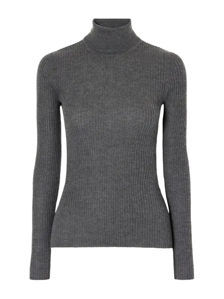 Gabriela Hearst Peppe Ribbed Cashmere-blend Sweater