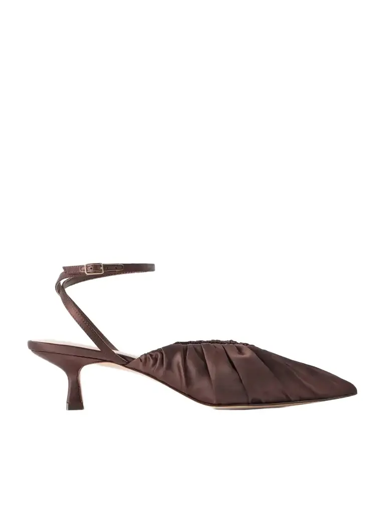 Rio 35 Gathered Satin Pumps Rio 35 Gathered Satin Pumps